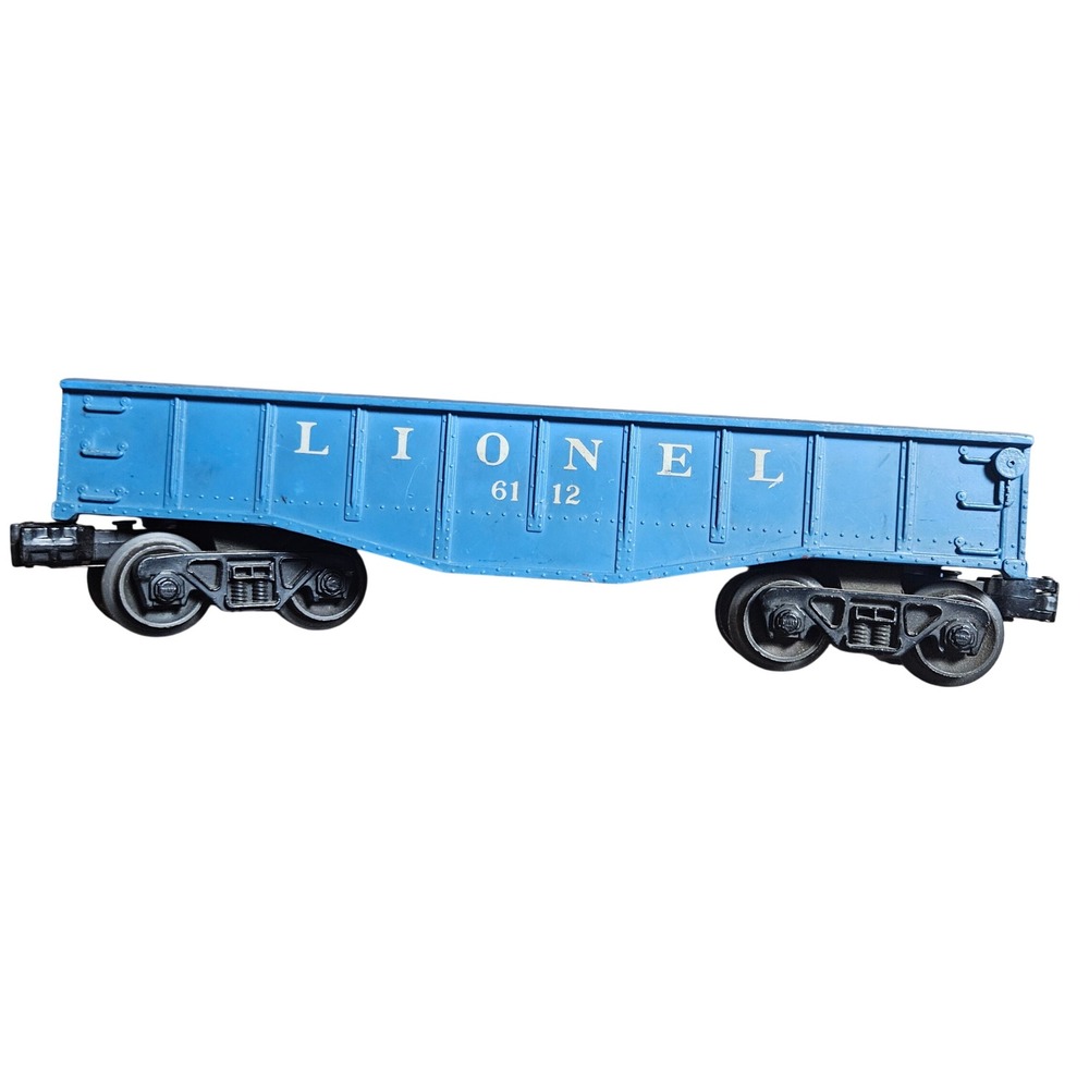 Vintage Lionel 6112 Blue Gondola Car O Gauge Freight Postwar Train Railroad Car